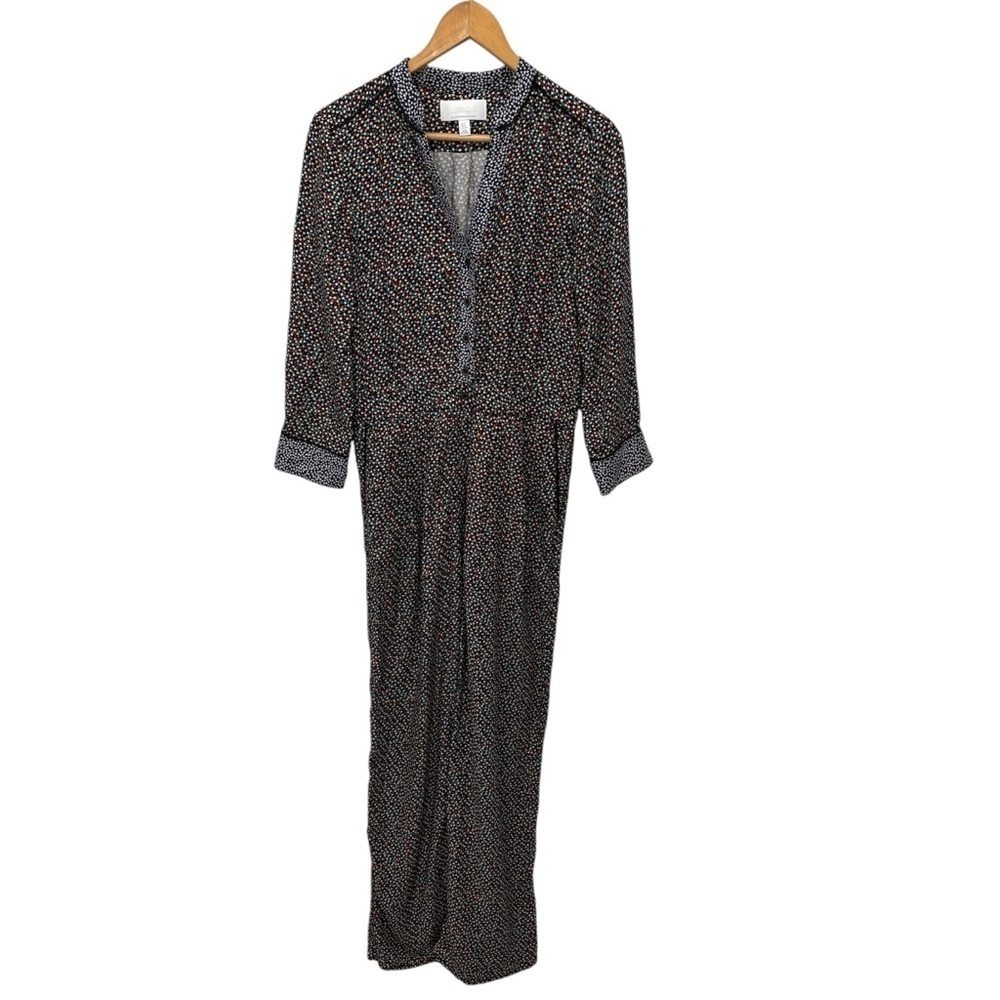 ETT: TWA Anthropologie Jumpsuit Multicolor Floral Pockets Women’s Size 2 (US)